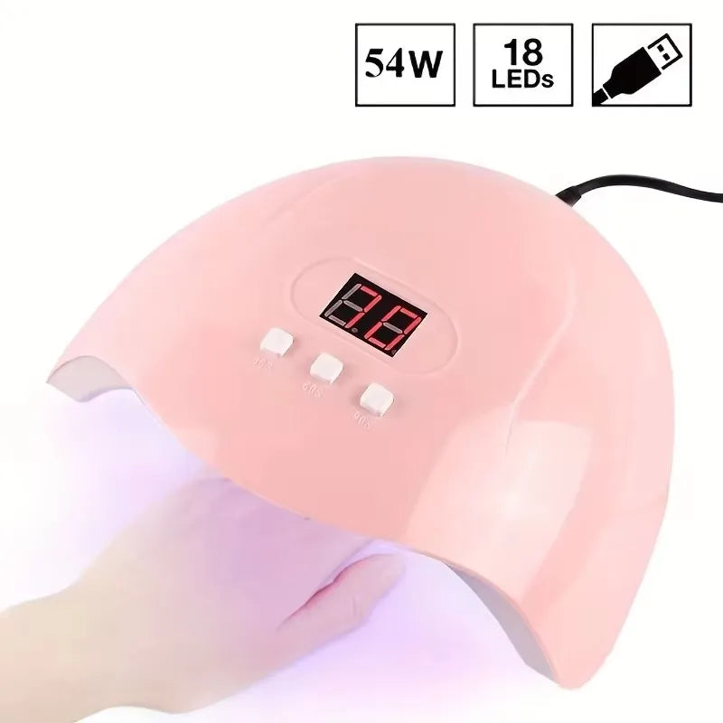 Electric Nail Drill Set File Kit Nail Lamp Gel Manicure Dryer Lamp Professional Nail Files Tool Manicure Pedicure Home Use
