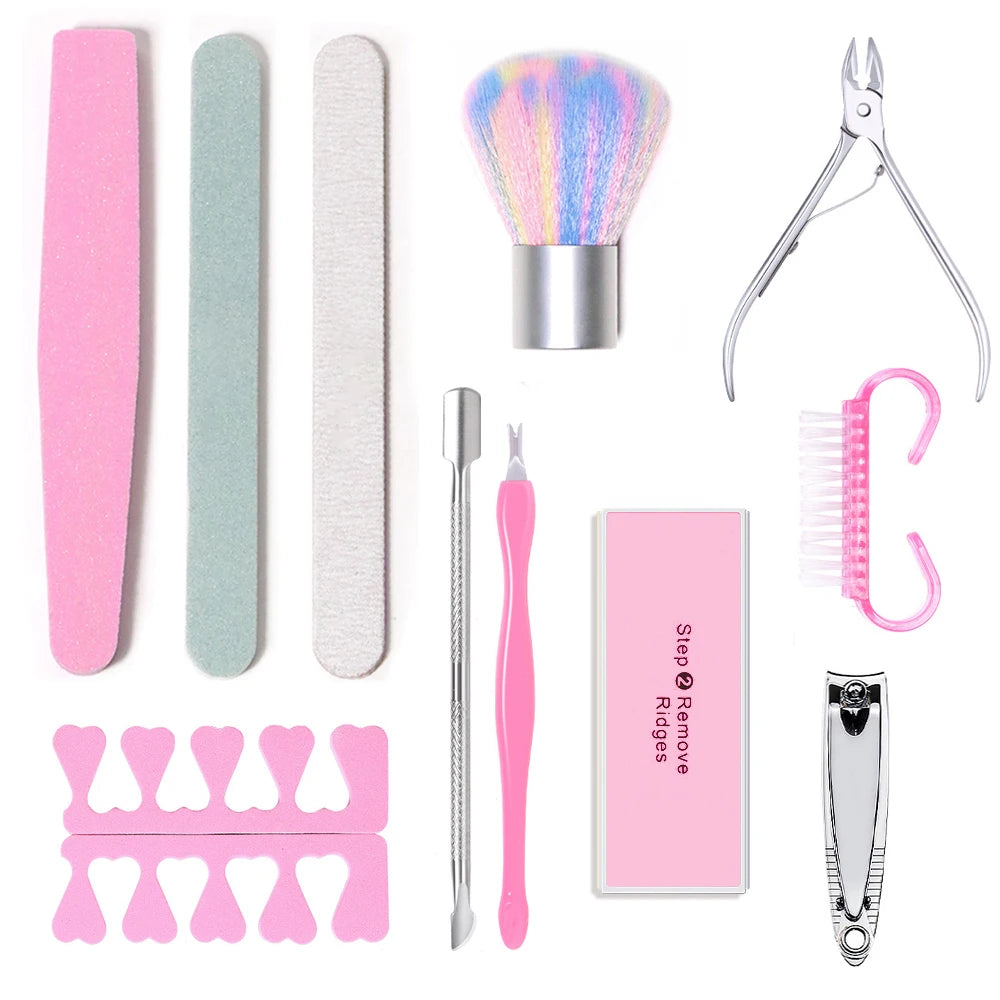 Electric Nail Drill Set File Kit Nail Lamp Gel Manicure Dryer Lamp Professional Nail Files Tool Manicure Pedicure Home Use