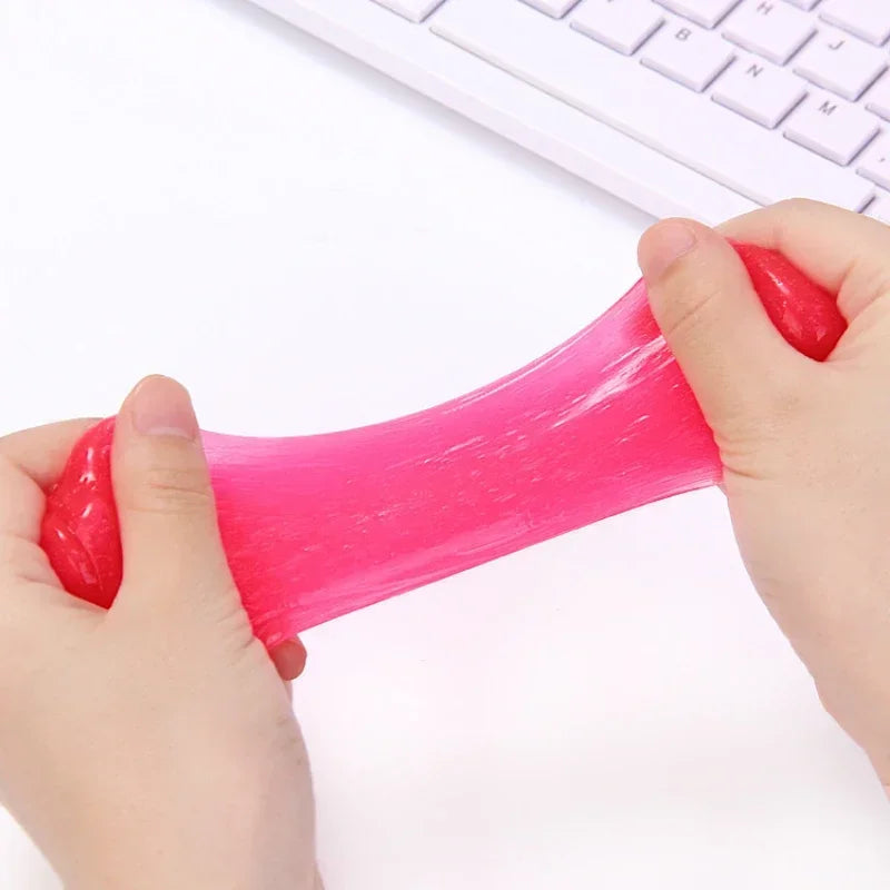 Car Cleaning Gel Slime 1pc Magic Dust Remover for Vents Computer Keyboards and Interior Accessories - ABS Resin Materia Amagi