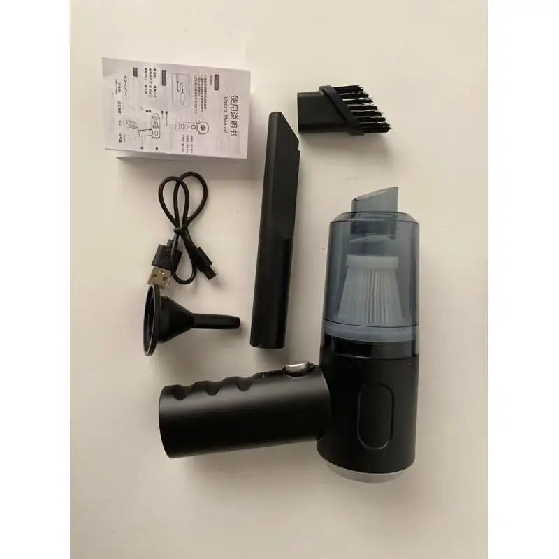 Handheld Car Vacuum Cleaner,  Portable Cordless, Dual use of blowing and suctionMulti-Nozzles, for Car, Home, Pet, Office