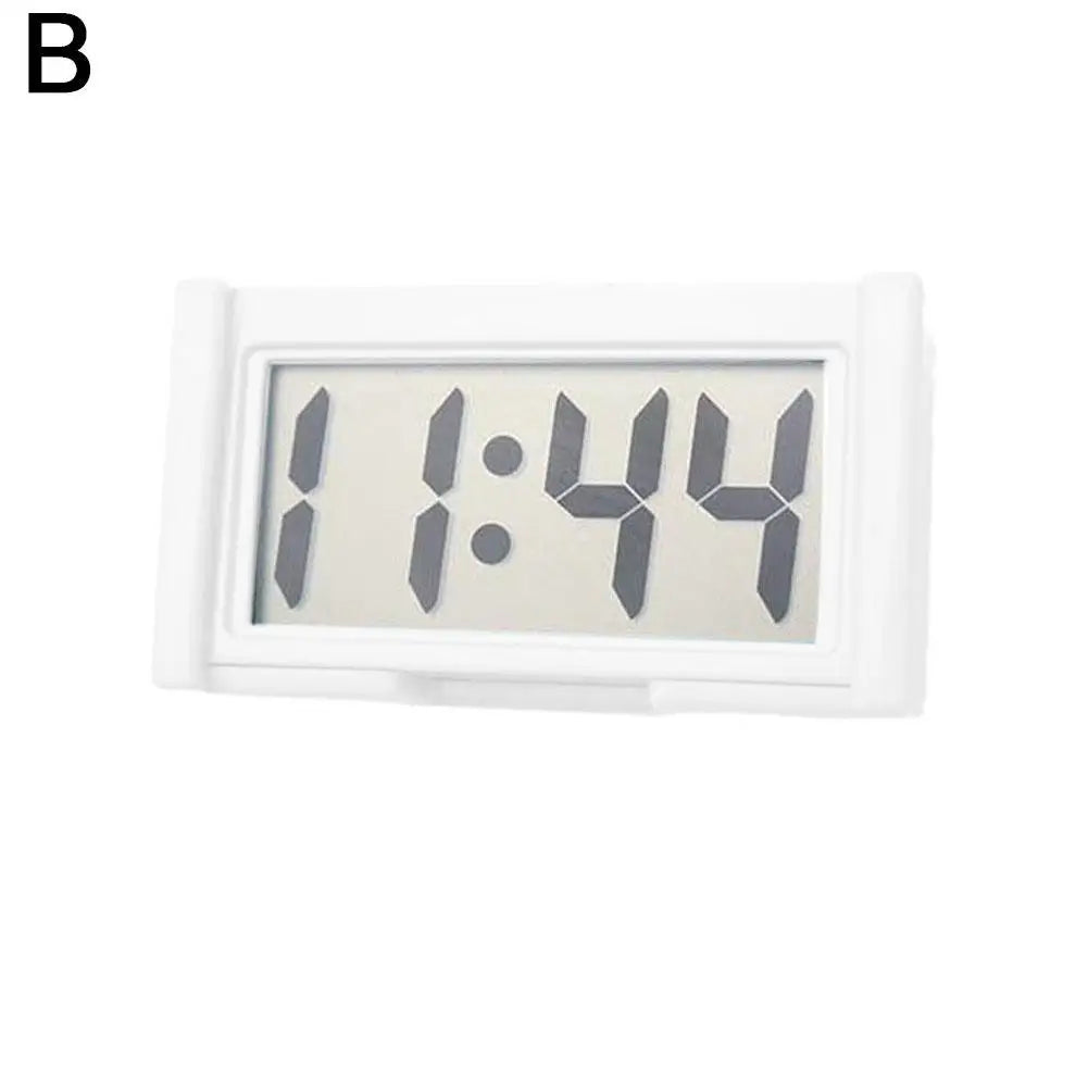 Mini Digital Clock Large Screen Car Dashboard Electronic Clock Self-adhesive Mini Clock Car Clock For Truck Dashboard