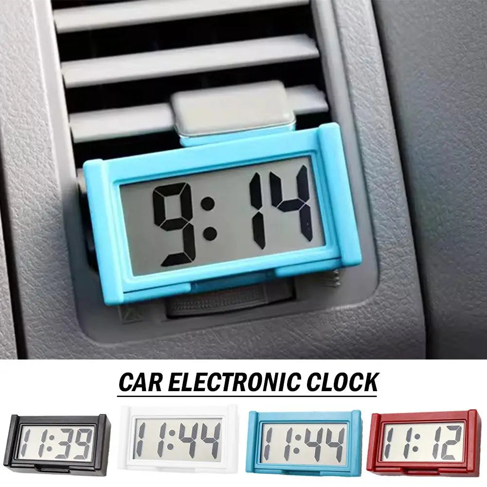 Mini Digital Clock Large Screen Car Dashboard Electronic Clock Self-adhesive Mini Clock Car Clock For Truck Dashboard