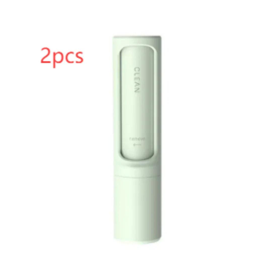 Pet hair remover brush in white, two pack, on white background